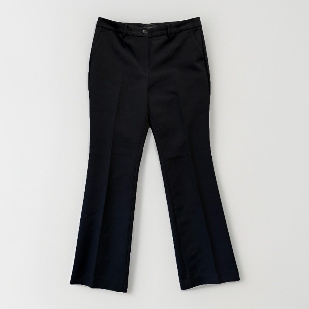 Talbots Pants Women Sz 10 Black Raleigh Bootcut Career‎ Dress